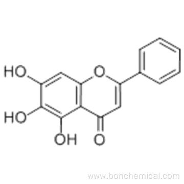 4H-1-Benzopyran-4-one,5,6,7-trihydroxy-2-phenyl- CAS 491-67-8